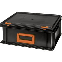 Alutec 139214110188 plastový box , Magnus PC 14, (š x v x h) 400 x 183 x 300 mm, černá, oranžová, 1 ks