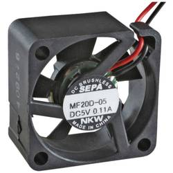 SEPA MF20C05L axiální ventilátor, 5 V/DC, 1.3 m³/h, (d x š x v) 20 x 20 x 8 mm, MF20C05L-BLI