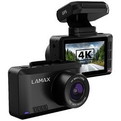 Lamax T10 kamera za čelní sklo s GPS, 170 ° zobrazení dat ve videu, G-senzor, WDR, záznam smyčky, automatický start, GPS s detekcí radaru, displej, akumulátor,