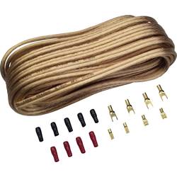 Sinuslive kabel k autoreproduktorům, sada 2 x 4 mm² 10.00 m pozlacený, vč. konektoru