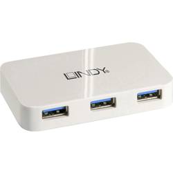 LINDY 43143 4 porty USB 3.0 hub bílá