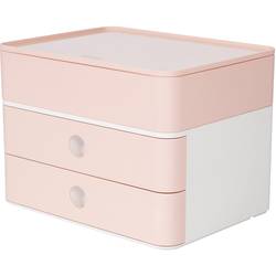 HAN SMART-BOX PLUS ALLISON 1100-86 box se zásuvkami růžová, bílá Počet zásuvek: 2