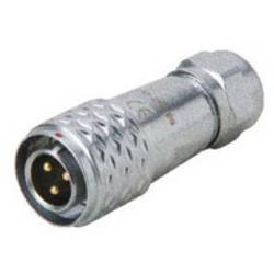 Deltron Connectors DELMSF1210/P3I kulatý konektor DIN, 1 ks