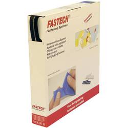 FASTECH® B10-SKL999925 pásek se suchým zipem zalepení hotmelt háčková a flaušová část (d x š) 25 m x 10 mm černá 25 m