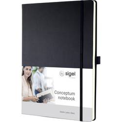 Sigel CONCEPTUM® CO110 poznámková kniha čisté černá Počet listů: 194 A4