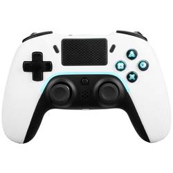 DELTACO GAMING Wireless PS4 & PC Controller ovladač PlayStation 4, PC, Android, iOS bílá