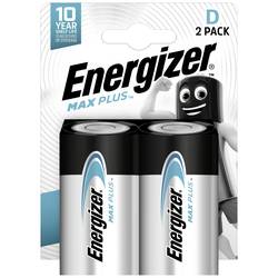 Energizer Max Plus baterie velké mono D alkalicko-manganová 1.5 V 2 ks