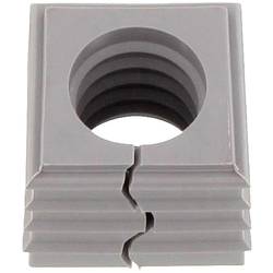 CONTA-CLIP KDS-DE 12-13 GR Těsnící prvek termoplastický elastomer , šedá, 10 ks