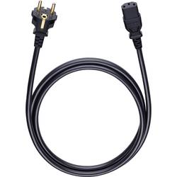 napájecí kabel [1x zástrčka s ochranným kontaktem - 1x IEC C13 zásuvka 10 A] 1.50 m černá Oehlbach Powercord C 13