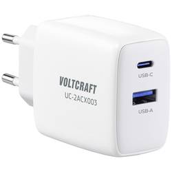 VOLTCRAFT UC-2ACX003 USB nabíječka 65 W vnitřní Výstupní proud (max.) 3.25 A Počet výstupů: 2 x USB-C®, USB A GaN