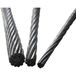 ocelové lano drátové (Ø) 1.5 mm TOOLCRAFT 13211100150 šedá