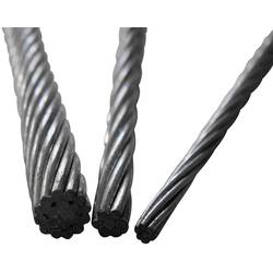 ocelové lano drátové (Ø) 3 mm TOOLCRAFT 13211100300 šedá