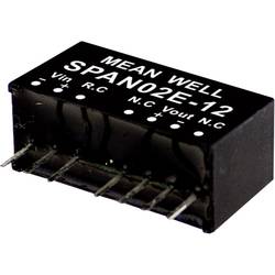Mean Well SPAN02B-05 DC/DC měnič napětí, modul 400 mA 2 W Počet výstupů: 1 x Obsah 1 ks