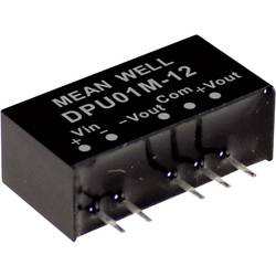 Mean Well DPU01N-15 DC/DC měnič napětí, modul 33 mA 1 W Počet výstupů: 2 x Obsah 1 ks