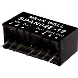 Mean Well SPAN02A-15 DC/DC měnič napětí, modul 134 mA 2 W Počet výstupů: 1 x Obsah 1 ks