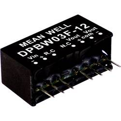 Mean Well DPBW03G-15 DC/DC měnič napětí, modul 100 mA 3 W Počet výstupů: 2 x Obsah 1 ks