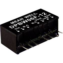 Mean Well DPBW06G-12 DC/DC měnič napětí, modul 250 mA 6 W Počet výstupů: 2 x Obsah 1 ks