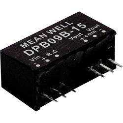 Mean Well DPB09C-12 DC/DC měnič napětí, modul 375 mA 9 W Počet výstupů: 2 x Obsah 1 ks