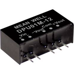 Mean Well DPU01N-05 DC/DC měnič napětí, modul 100 mA 1 W Počet výstupů: 2 x Obsahuje 1 ks