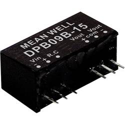 Mean Well DPB09A-12 DC/DC měnič napětí, modul 375 mA 9 W Počet výstupů: 2 x Obsah 1 ks