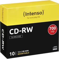 Intenso 2801622 CD-RW 700 MB 10 ks Slimcase přepisovatelné
