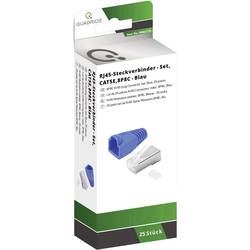 Quadrios Sada konektorů RJ-45-CAT 5e 1906C175 zástrčka, rovná Počet pólů 8P8C modrá 25 ks