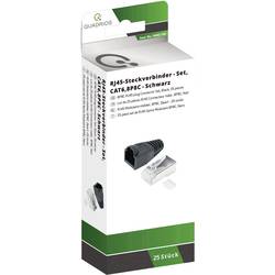 Quadrios Sada konektorů RJ-45-CAT 6 1906C165 zástrčka, rovná Počet pólů 8P8C černá 25 ks