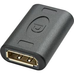 LINDY 41020 DisplayPort adaptér [1x zásuvka DisplayPort - 1x zásuvka DisplayPort] černá