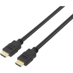 SpeaKa Professional HDMI kabel Zástrčka HDMI-A, Zástrčka HDMI-A 10.00 m černá SP-7870112 Audio Return Channel, pozlacené kontakty HDMI kabel