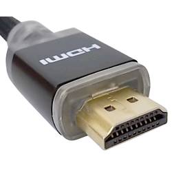 SpeaKa Professional HDMI kabel Zástrčka HDMI-A 5.00 m černá SP-7870020 Audio Return Channel, pozlacené kontakty, opletený, s LED HDMI kabel