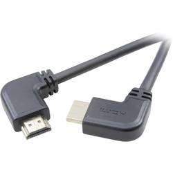 SpeaKa Professional HDMI kabel Zástrčka HDMI-A, Zástrčka HDMI-A 1.50 m černá SP-7870392 Audio Return Channel, pozlacené kontakty, Ultra HD (4K) HDMI HDMI kabel