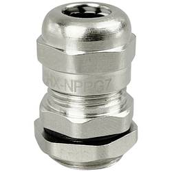 TRU COMPONENTS TC-10302868 kabelová průchodka PG7 mosaz (poniklovaná) kov 1 ks