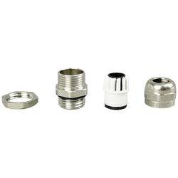 TRU COMPONENTS TC-10302868 kabelová průchodka PG7 mosaz (poniklovaná) kov 1 ks