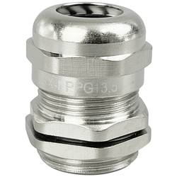 TRU COMPONENTS TC-10302880 kabelová průchodka PG13.5 mosaz (poniklovaná) kov 1 ks