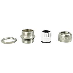 TRU COMPONENTS TC-10302880 kabelová průchodka PG13.5 mosaz (poniklovaná) kov 1 ks