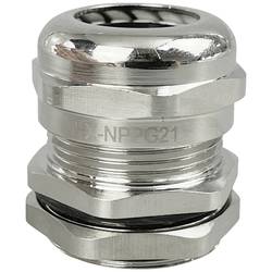 TRU COMPONENTS TC-10302888 kabelová průchodka PG21 mosaz (poniklovaná) kov 1 ks