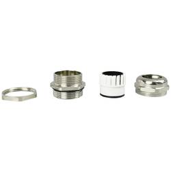 TRU COMPONENTS TC-10302888 kabelová průchodka PG21 mosaz (poniklovaná) kov 1 ks