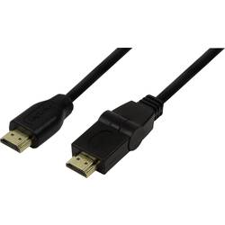 LogiLink HDMI kabel Zástrčka HDMI-A, Zástrčka HDMI-A 1.80 m černá CH0052 HDMI kabel