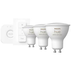 Philips Lighting Hue LED žárovka 871951434010700 Energetická třída (EEK2021): G (A - G) Hue White & Col. Amb. GU10 Dreierpack Starterset inkl. Dimmschalter