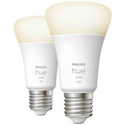 Philips Lighting Hue LED žárovka (sada 2 ks) 871951428919200 Energetická třída (EEK2021): F (A - G) Hue White E27 Doppelpack 2x1050lm 75W E27 19 W teplá bílá