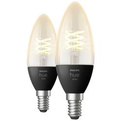 Philips Lighting Hue LED žárovka (sada 2 ks) 871951430221100 Energetická třída (EEK2021): G (A - G) Hue White E14 Kerze Doppelpack Filament 2x300lm E14 9 W