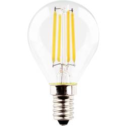 Müller-Licht 400398 LED Energetická třída (EEK2021) F (A - G) E14 kapkový tvar 4 W = 40 W teplá bílá vlákno 1 ks