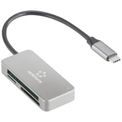 Renkforce RF-PCR-210 externí čtečka paměťových karet USB-C™ (USB 3.2 Gen 1) stříbrná