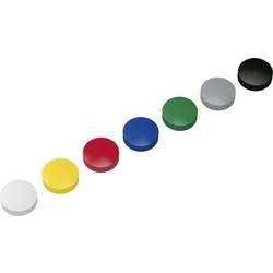 Maul magnet MAULsolid (Ø x v) 38 mm x 15.5 mm kulatý žlutá, červená, modrá, bílá, zelená, šedá, černá 10 ks 6163999