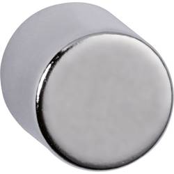 Maul neodymový magnet (Ø x v) 10 mm x 10 mm cylindr stříbrná 4 ks 6166896