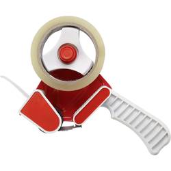 TOOLCRAFT odvíječ balicí pásky červená, bílá Šířka role (max.): 50 mm Obsah: 1 sada