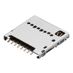 Molex Slot pro paměťovou kartu 8, rozteč 1.1 mm, 1040310811, 2000 ks Tape on Full reel