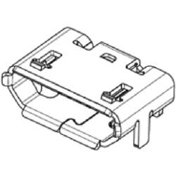 Molex Molex MOL Micro Solutions 1050171001-2000 USB konektor microUSB B, 2000 ks