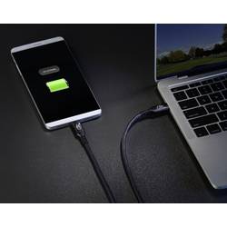 Renkforce USB kabel USB 4.0 USB-C ® zástrčka, USB-C ® zástrčka 1.00 m černá hliníková zástrčka RF-5235978