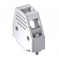 Deltron Connectors DCM15M3 Pólů: 15 plast, pokovený 180 °, 45 ° kov 1 ks